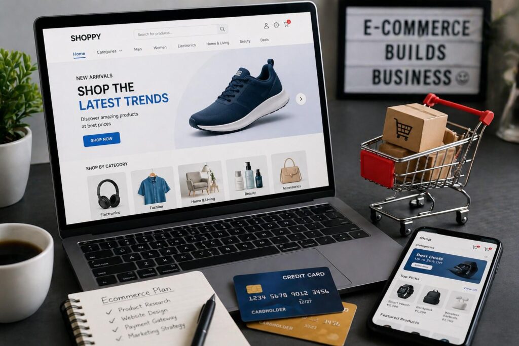 Homepage E-commerce